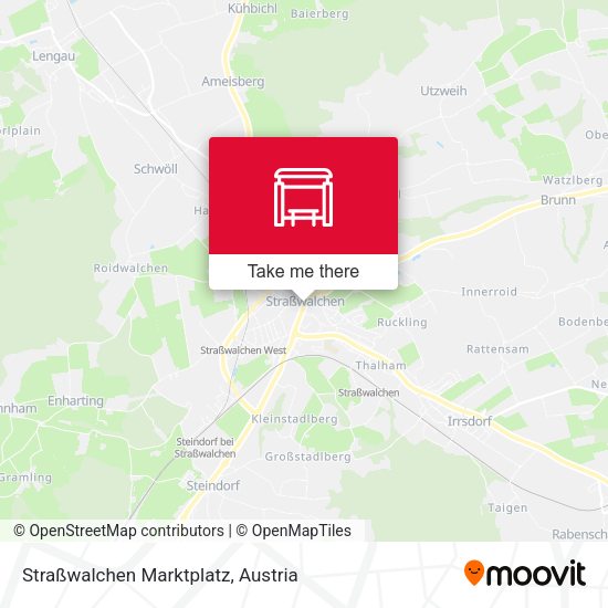 Straßwalchen Marktplatz map