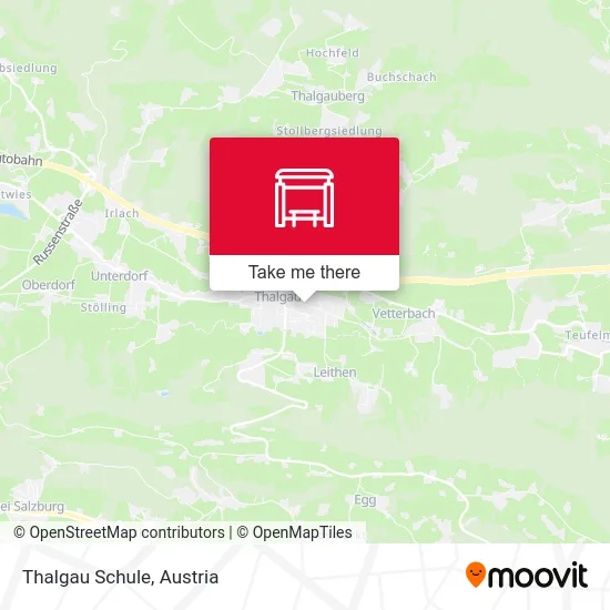 Thalgau Schule map