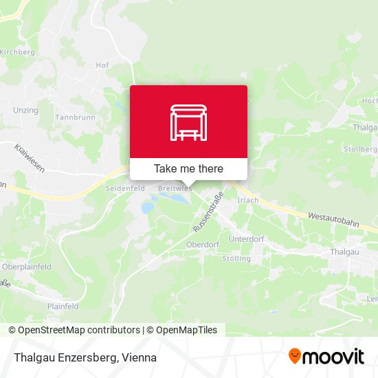 Thalgau Enzersberg map