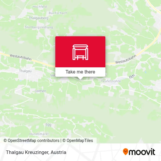 Thalgau Kreuzinger map