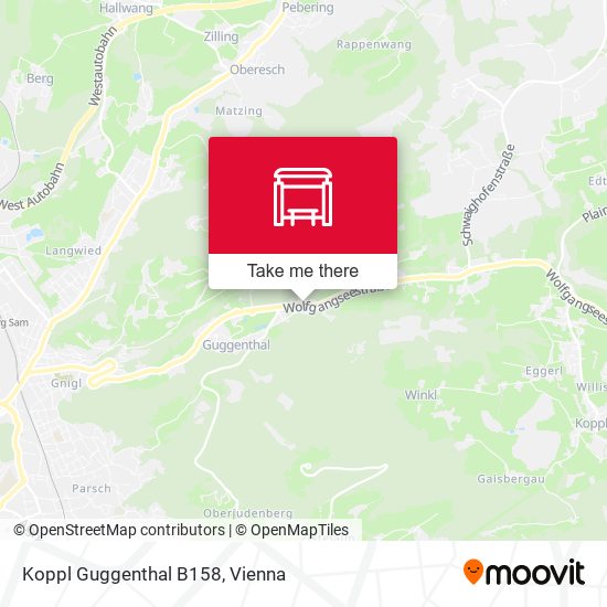 Koppl Guggenthal B158 map