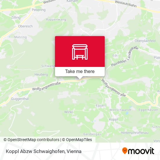 Koppl Abzw Schwaighofen map