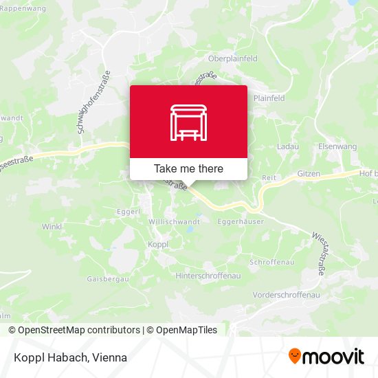 Koppl Habach map