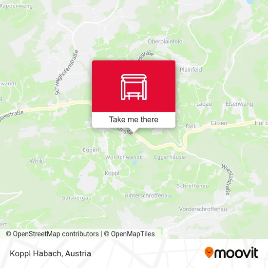Koppl Habach map