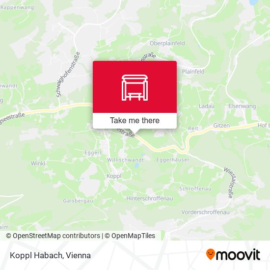 Koppl Habach map