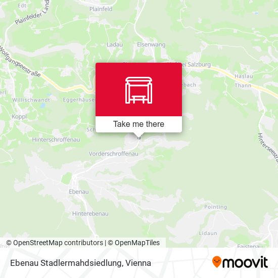 Ebenau Stadlermahdsiedlung map
