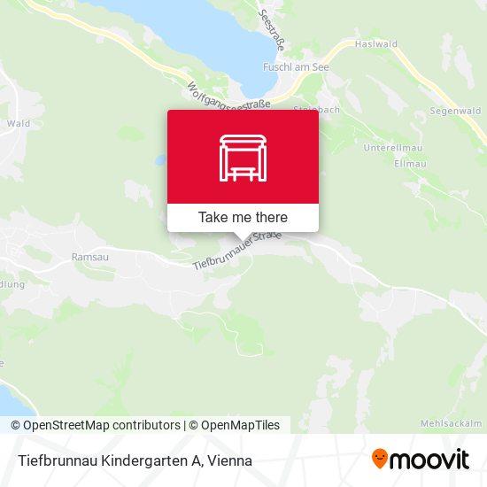 Tiefbrunnau Kindergarten A map