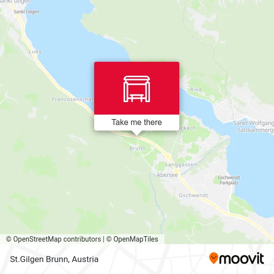 St.Gilgen Brunn map