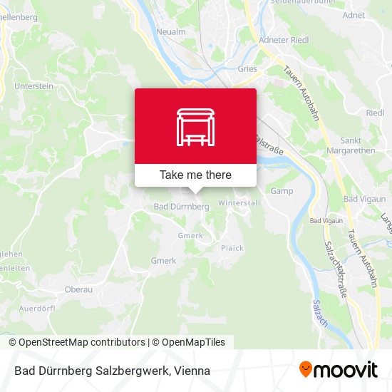Bad Dürrnberg Salzbergwerk map
