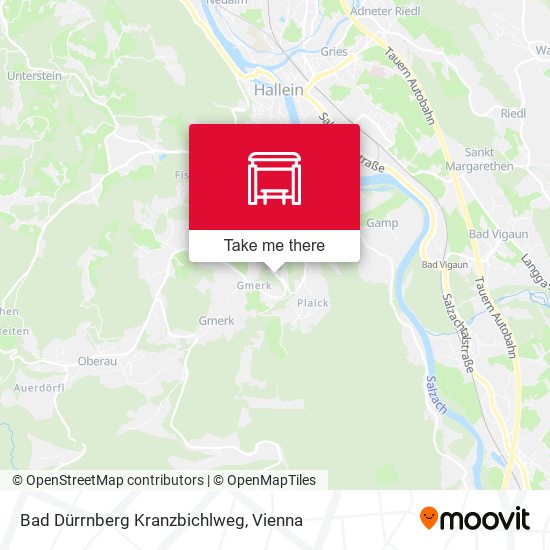 Bad Dürrnberg Kranzbichlweg map