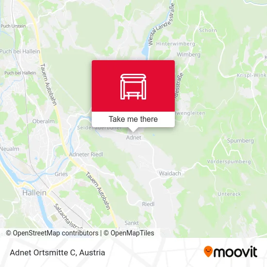 Adnet Ortsmitte C map