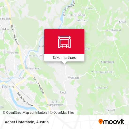 Adnet Unterstein map