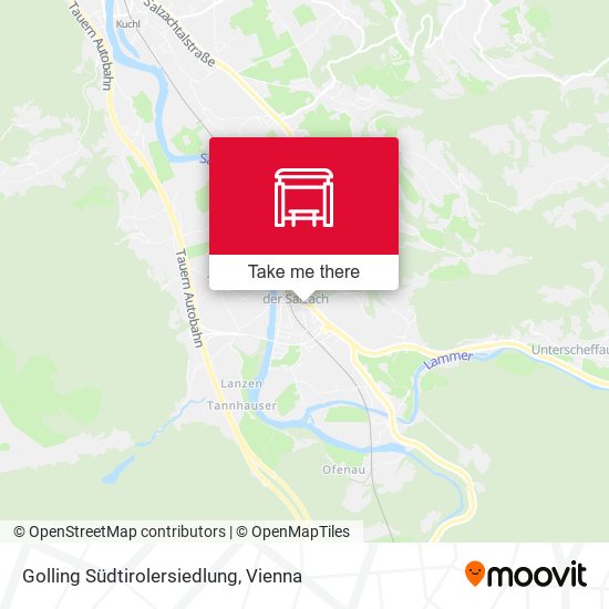 Golling Südtirolersiedlung map