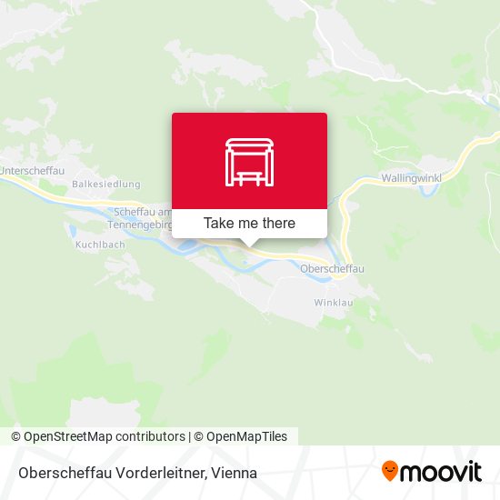 Oberscheffau Vorderleitner map