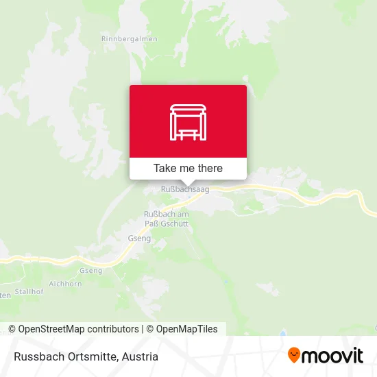 Russbach Ortsmitte map