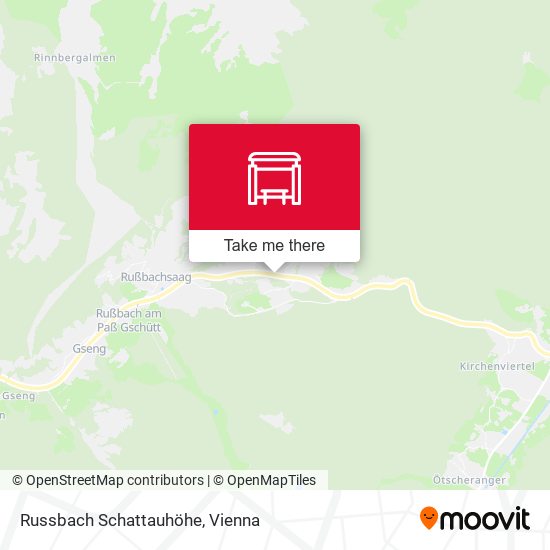Russbach Schattauhöhe map