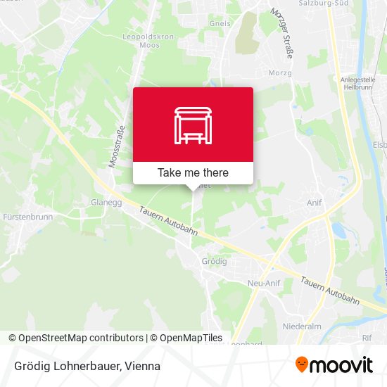 Grödig Lohnerbauer map