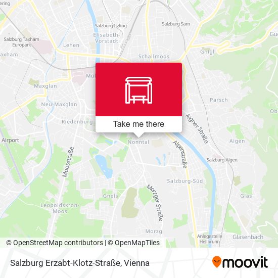 Salzburg Erzabt-Klotz-Straße map