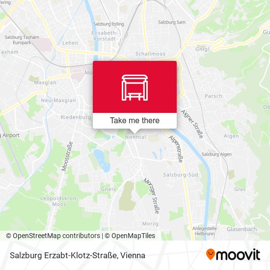 Salzburg Erzabt-Klotz-Straße map