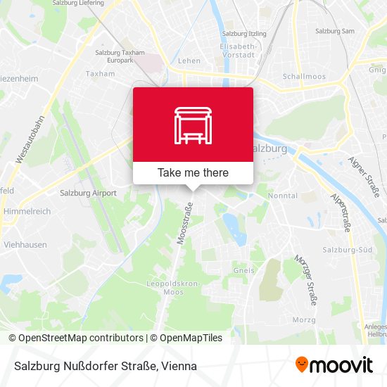 Salzburg Nußdorfer Straße map