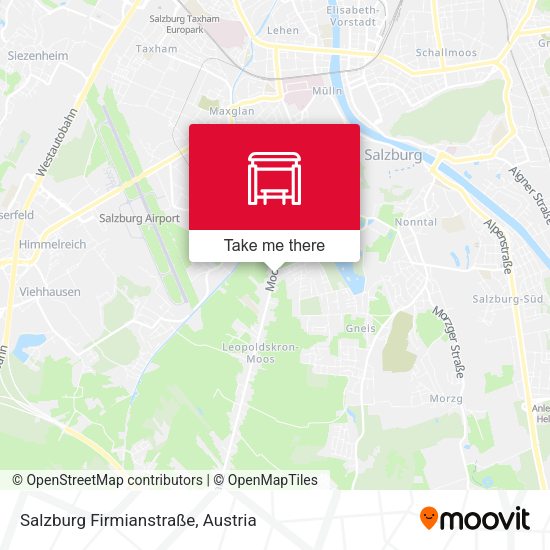 Salzburg Firmianstraße map