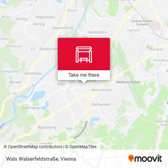 Wals Walserfeldstraße map