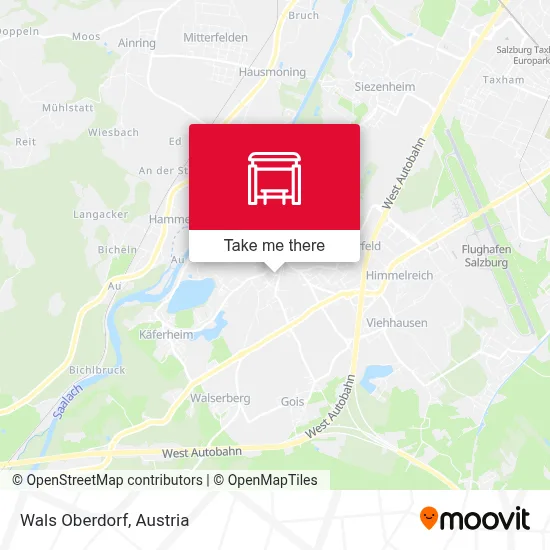 Wals Oberdorf map