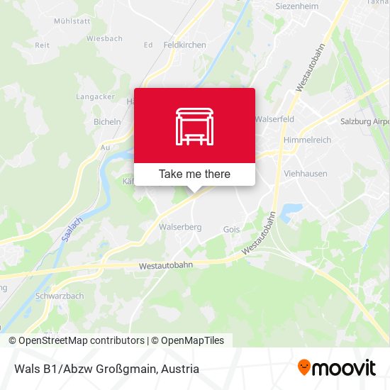 Wals B1/Abzw Großgmain map