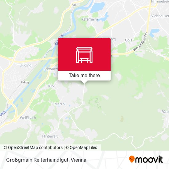Großgmain Reiterhaindlgut map
