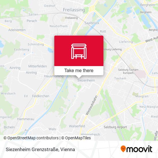 Siezenheim Grenzstraße map