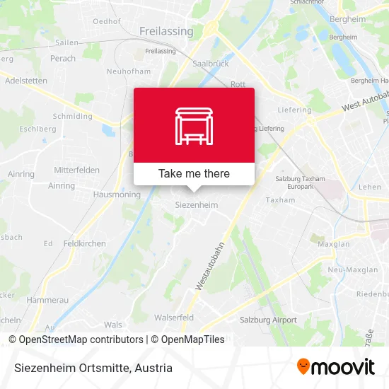 Siezenheim Ortsmitte map