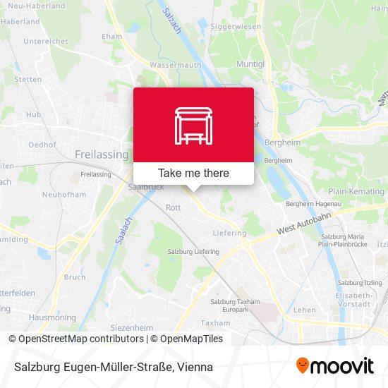 Salzburg Eugen-Müller-Straße map