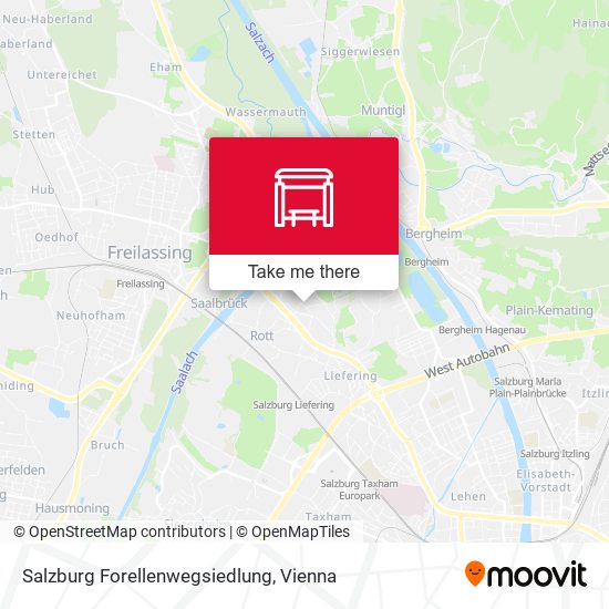 Salzburg Forellenwegsiedlung map