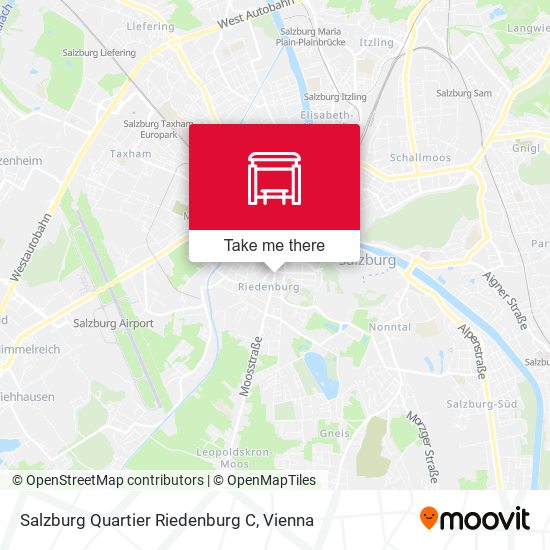 Salzburg Quartier Riedenburg C map