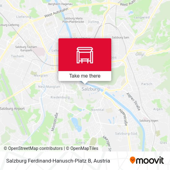 Salzburg Ferdinand-Hanusch-Platz B map