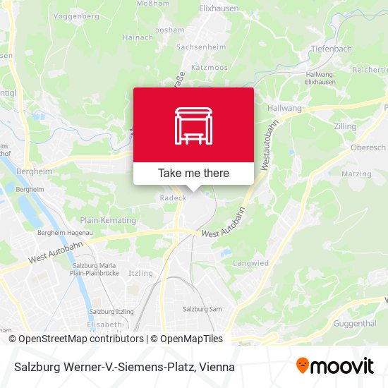 Salzburg Werner-V.-Siemens-Platz map