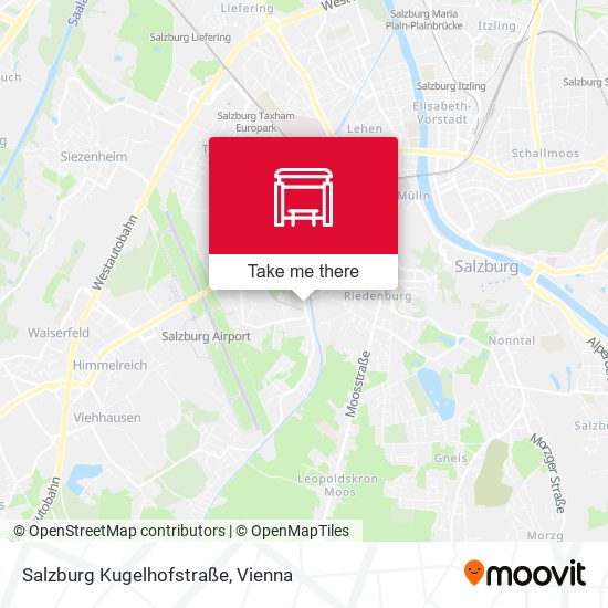 Salzburg Kugelhofstraße map