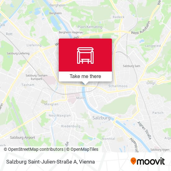 Salzburg Saint-Julien-Straße A map