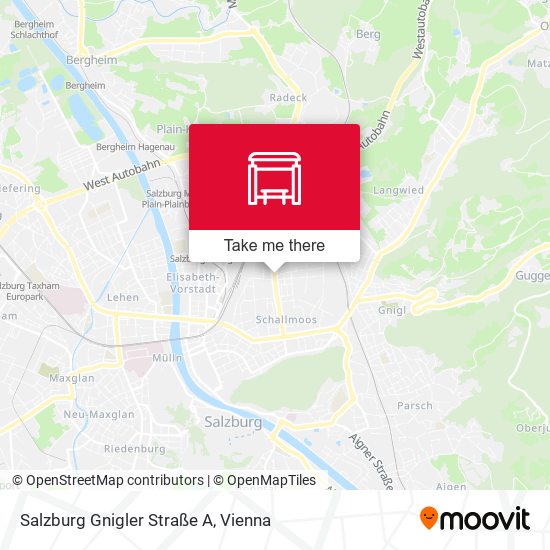 Salzburg Gnigler Straße A map