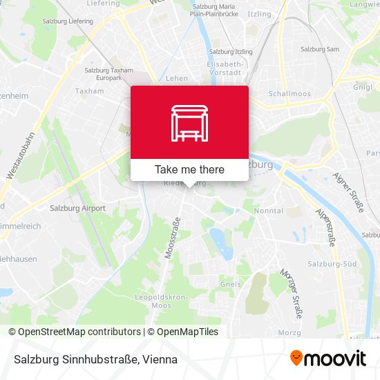 Salzburg Sinnhubstraße map