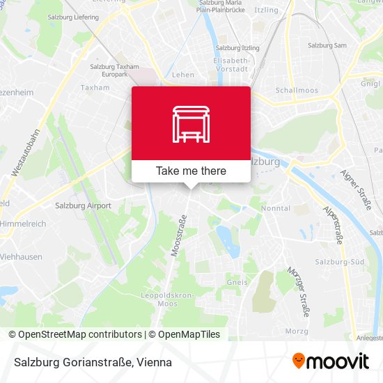 Salzburg Gorianstraße map
