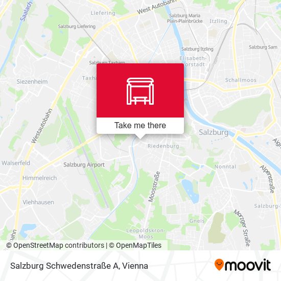 Salzburg Schwedenstraße A map