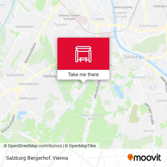 Salzburg Bergerhof map