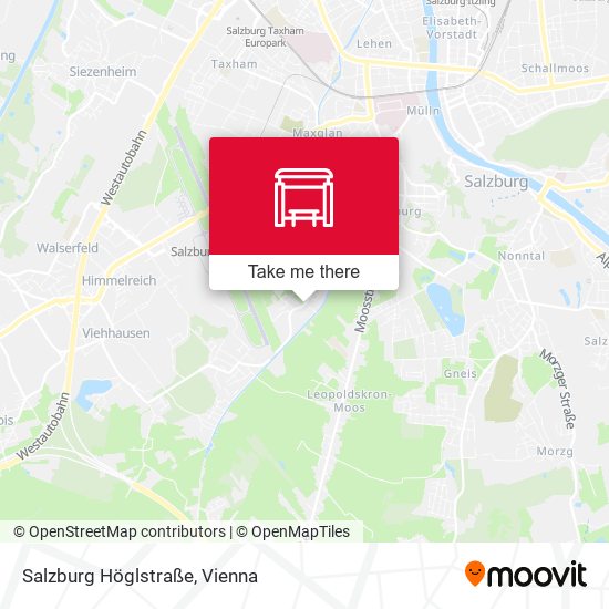 Salzburg Höglstraße map