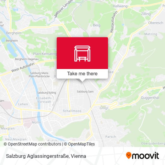 Salzburg Aglassingerstraße map