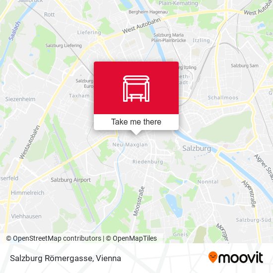 Salzburg Römergasse map