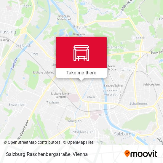 Salzburg Raschenbergstraße map