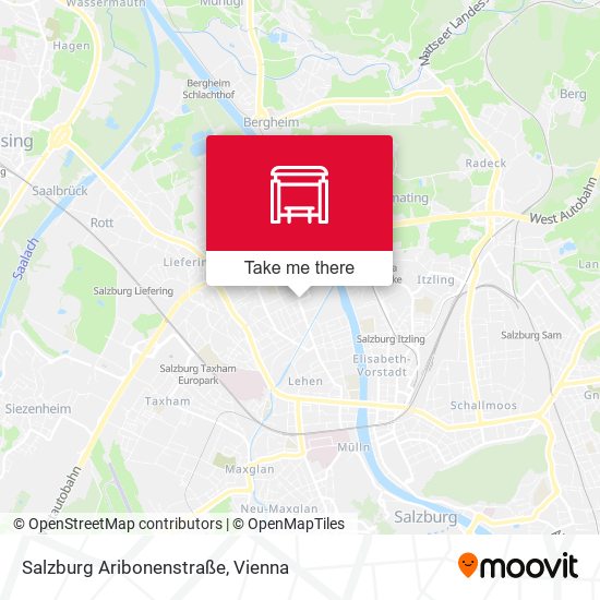 Salzburg Aribonenstraße map
