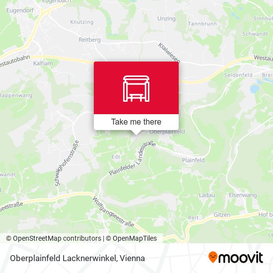 Oberplainfeld Lacknerwinkel map