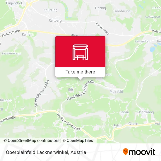 Oberplainfeld Lacknerwinkel map